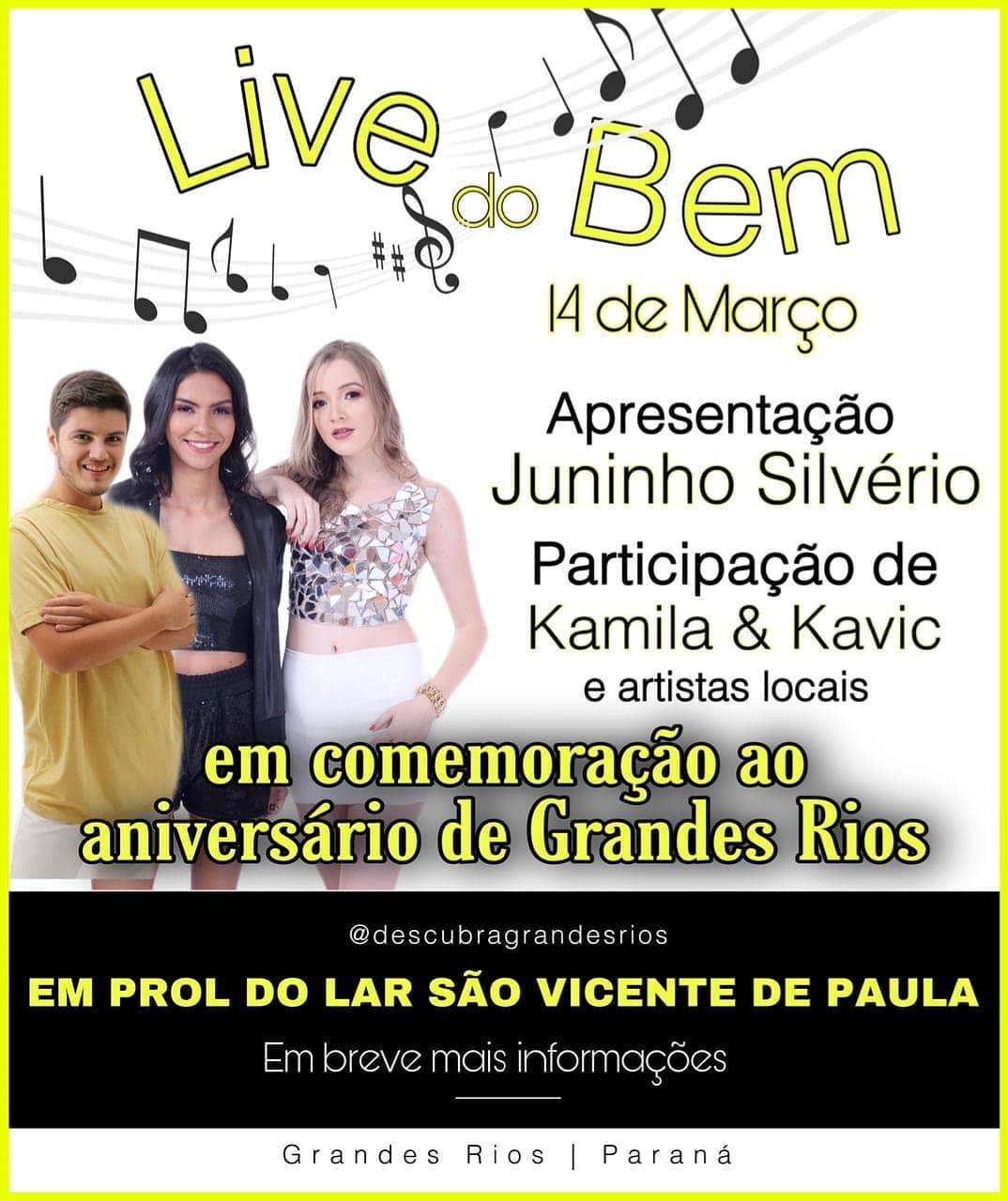 LIVE DO BEM EM GRANDES RIOS